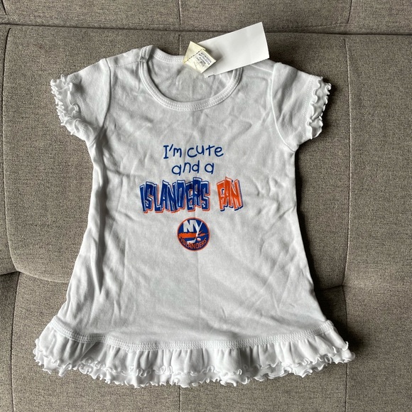 Kavio Other - NWT Baby girls NY Islanders dress with ruffle detail.